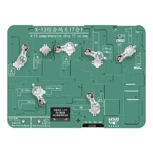 YCS 17 in1 EEPROM Chip Test Stand di smontaggio-lettura libera scrittura Baseband Chip Logic programmatore per IP X-13PM di riparazione Tester