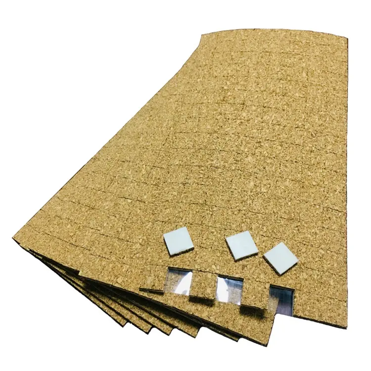 Natural Cork Pad Chair Feet Protector Adhesive Cork Glass Protection Sticky Cork Dots for Furniture