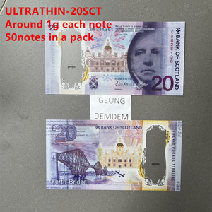 Đến sớm Chất lượng cao tùy chỉnh Scottish Prop tiền Scottish Polymer Prop tiền ngân hàng ghi chú siêu mỏng - Product Image 3