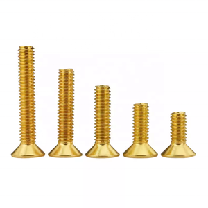 10.9级高强度镀金平头螺钉沉头六角内六角螺钉机械螺钉 - Product Image 2