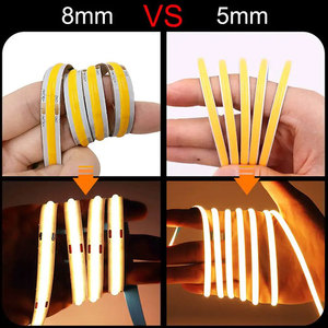 RGB Color COB <strong>Led</strong> Light Strip 24V <strong>LED</strong> Waterproof IP20 IP67 IP68 <strong>12V</strong> Width 8MM <strong>12W</strong>/M Flexible <strong>Led</strong> Strips - Product Image 5