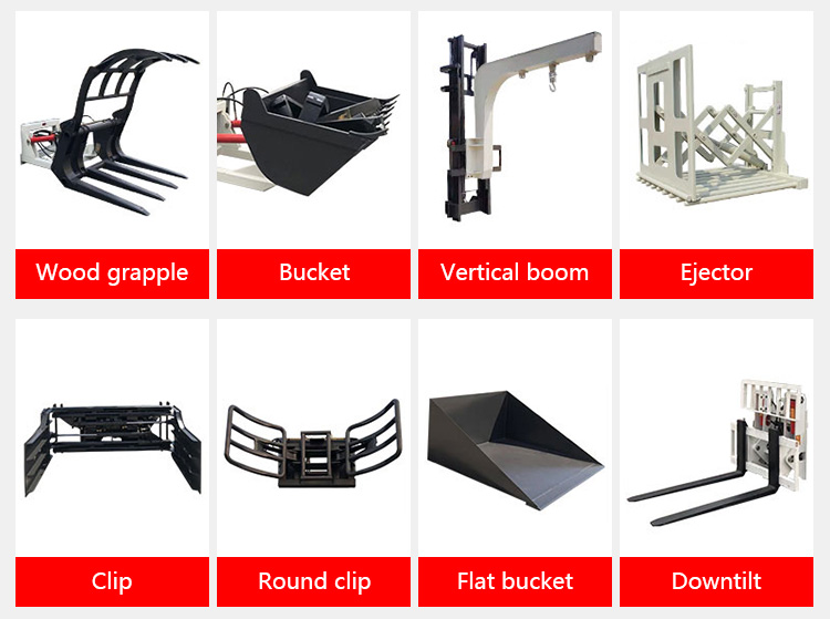 Shanding Brand Multifunction Diesel Off Road Drum Forklift Truck Machines