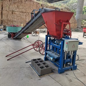 Precio bajo de fábrica 4-35 con tolva Máquina para fabricar bloques huecos de hormigón precio fabricante de bloques de cemento popular en 2023 - Product Image 5
