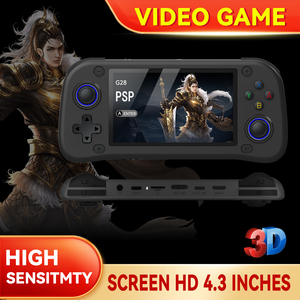 G28 4.3インチHD IPSスクリーンレトロなアーケードビデオゲームコンソールハンドヘルドプレーヤーPSP用キッズギフト - Product Image 4
