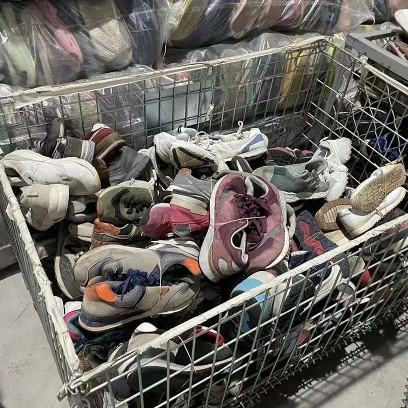 Used Men Shoes Stock Wholesale Original Imported Branded Thrift Bulk Second Hand Shoes Made In China