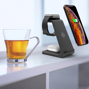 15W hızlı şarj 3 In 1 kablosuz şarj Iphone Iwatch Airpods pro için İstasyonu standı - Product Image 6