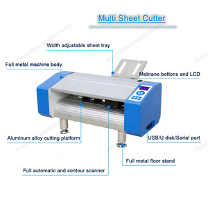 高速自動送りシートラベルカッターダイステッカービニール切断機広州 - Product Image 4