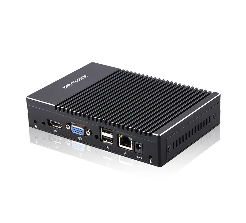 Quad Core Lüfter loser PC Mini AMD A6 1450 CPU DDR3 6 * USB VGA HD-MI Unterstützung Dual Display Win10 Win11 Linux Industrial Mini PC