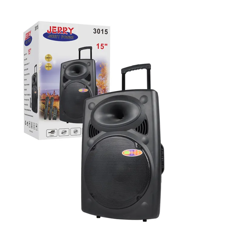 Wholesale Multimedia Speaker System Big Power and Large Size Trolley Speaker Certificate Power Mixers For Music