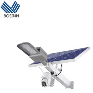 Integrated Solar Led Street Lights SIM Card Remote <strong>Control</strong> <strong>Rotate</strong> Camera Real Time <strong>Monitor</strong> Intelligent Road Lamps - Product Image 1