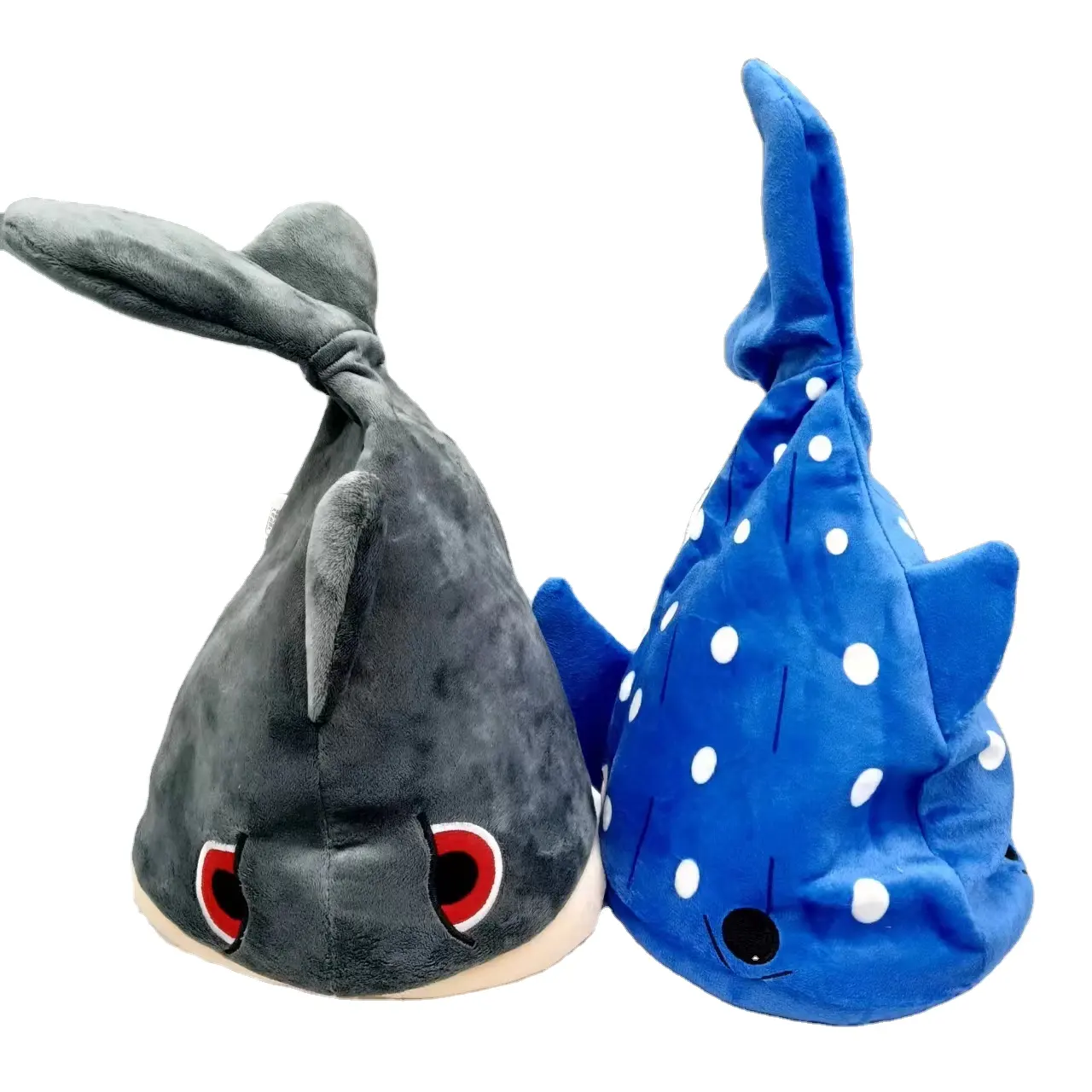 Vente chaude dinde jambes jouets de noël requins électrique secouant chantant chapeaux jouets en peluche drôle peluche chapeau