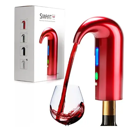 लाल और सफेद शराब के लिए पोर्टेबल वन-टच स्मार्ट स्वचालित इलेक्ट्रॉनिक वाइन और डिस्पेंसर पंप