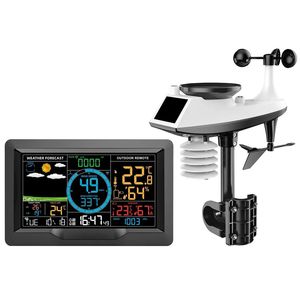 Hot Selling CDQ-T8A Factory Price Courtyard Wireless Weather Station With Outdoor <strong>Sensor</strong> <strong>Data</strong> <strong>Logger</strong> - Product Image 1