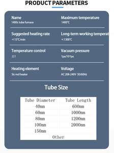 1400c High Quality <strong>Programmable</strong> Pid Control <strong>Lab</strong> Vacuum Tube <strong>Furnace</strong> for Heat Treatment