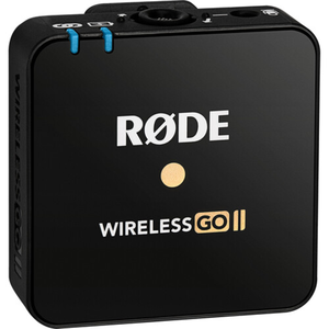 RODEワイヤレスGo II TXレコーダー/トランスミッター2.4GHzワイヤレスGO IIシステム用ブラックオーディオサウンド機器 - Product Image 1