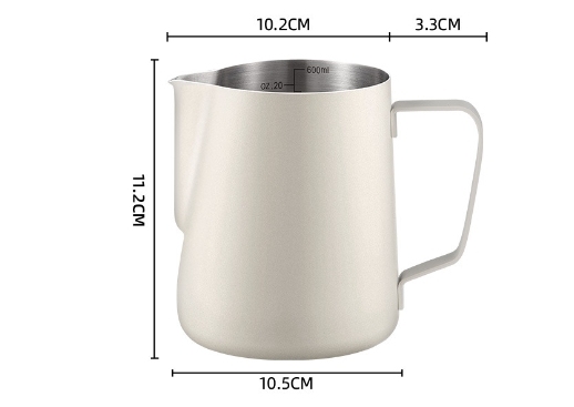silver color sharp spout 600ml