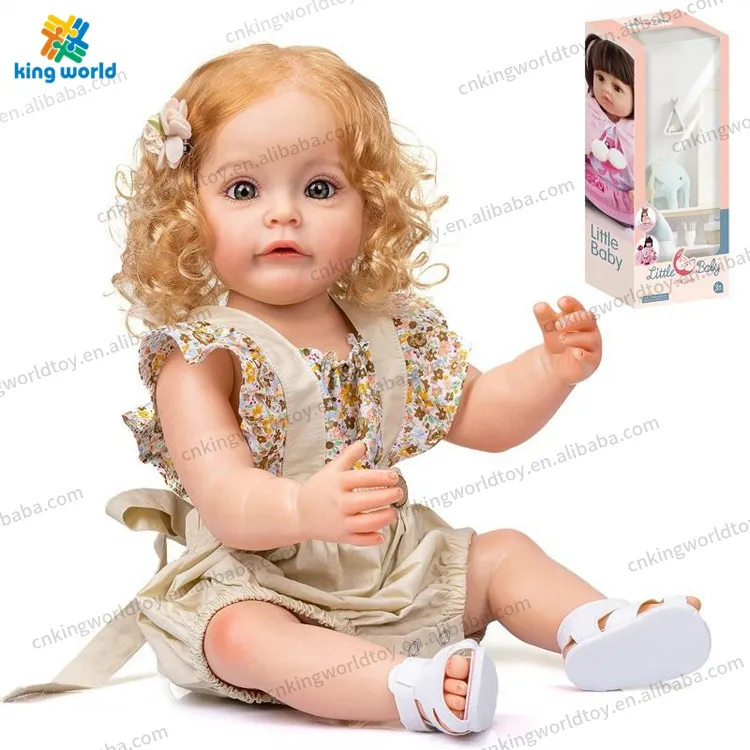 Realista Reborn Dolls Bonito 55cm Baby Girl Babe Reborn Silicone Baby Toys Reborn Baby Dolls