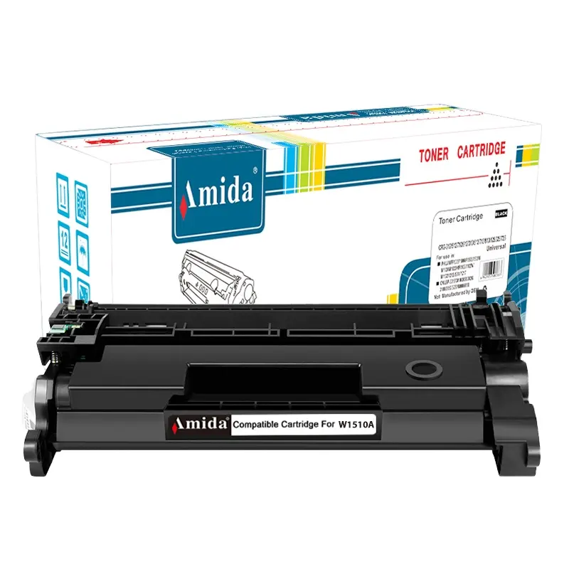 Amida โทนเนอร์ W1510A W1510X 151A 151X ตลับหมึกที่รองรับสำหรับตลับหมึกเครื่องพิมพ์ HP