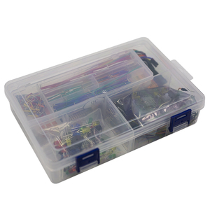 Base Starter Kits With Breadboard Resistor Capacitor <strong>LED</strong> Jumper Cable dupont With Plastic Box Package Compatible with <strong>Arduino</strong> ID - Product Image 2