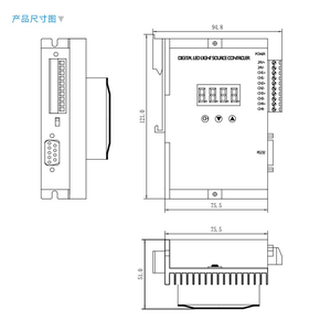 Alta calidad CE estándar Led controlador Dimmer Led/controlador de canales para la máquina de sistema de visión