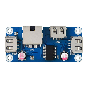 <strong>Raspberry</strong> <strong>Pi</strong> Zero 2 W Ethernet USB HUB HAT (B) RJ45 USB 2.0 Interface <strong>Sensor</strong> Development Tool for <strong>Raspberry</strong> <strong>Pi</strong> Series