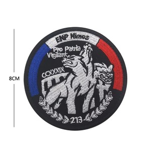 OEM France IR cờ các bản vá lỗi đặt hàng số lượng lớn giá bán buôn Tactical phù hiệu hồng ngoại móc vòng lặp ủng hộ cung cấp - Product Image 5