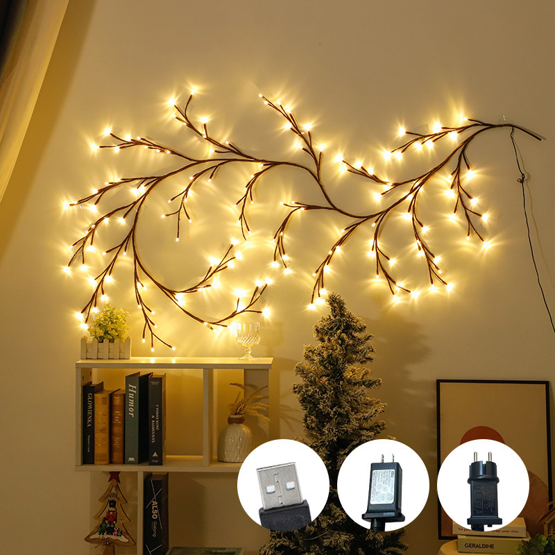 USB bianco caldo 72led
