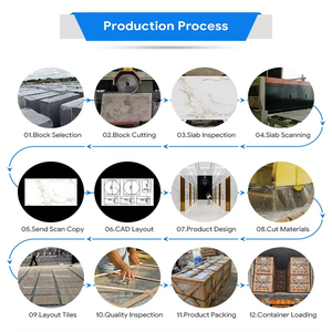 Dış siyah bazalt doğal granit açık park Driveway küp birbirine parke taş fayans - Product Image 5