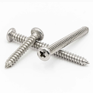 Çeşitli boyut M4 paslanmaz çelik vida M1.2 M1.4 M1.7 M2 M2.3 M2.6 M3 M3.5 M4.2 M5 M6 yuvarlak Phillips Pan kafa kendini vurarak vidalar - Product Image 5