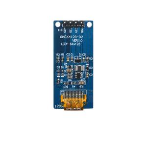 1,3-Zoll-weißes OLED-Modul IIC-Modul 64*128 Treiber-IC SH1107 Kommunikations-Kompakt-OLED-Anzeige modul
