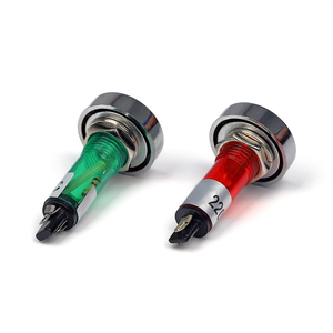 Dc 12V 24V màu đỏ màu xanh lá cây màu vàng LED tín hiệu đèn Xe Cảnh Báo ánh sáng xe máy chỉ số thí điểm ánh sáng - Product Image 4