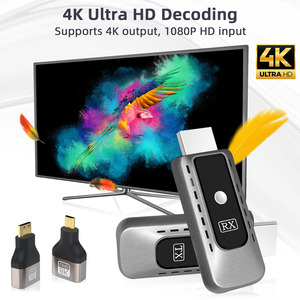 Transmisor y receptor inalámbrico para el hogar, pequeño y portátil, Plug and Play, 1080P, sala de conferencias, 30m, extensor inalámbrico HDMI - Product Image 6