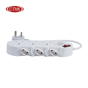 Regleta multifunción con interruptor individual, enchufe de extensión 7 en 1 de Sudáfrica