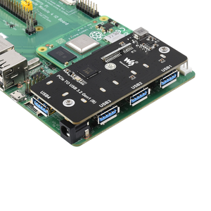 Adaptador PCIe a USB 3,2 Gen1 para Módulo de cómputo Raspberry Pi 4 Placa IO 4x HS USB integrado VL805 controlador de chip Plug and Play gratis - Product Image 4