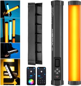 AMBITFUL A2 หลอดไฟ RGB สีเต็มรูปแบบ, CRI 95 TLCI 97 สีที่แม่นยํา, ปรับได้ 2500k-8500K (ซอฟท์บ็อกซ์ตาราง A2 + SA-25) - Product Image 1