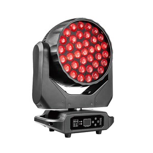 Qhoten 37 15W Zoom LED Dye Ánh Sáng Đại Bàng Mắt Di Chuyển Đầu Rửa Ánh Sáng Sân Khấu Cho Nhà Hát Chùm Cho Công Viên Chủ Đề <span class=keywords><strong>DMX</strong></span> Điều Khiển - Product Image 1