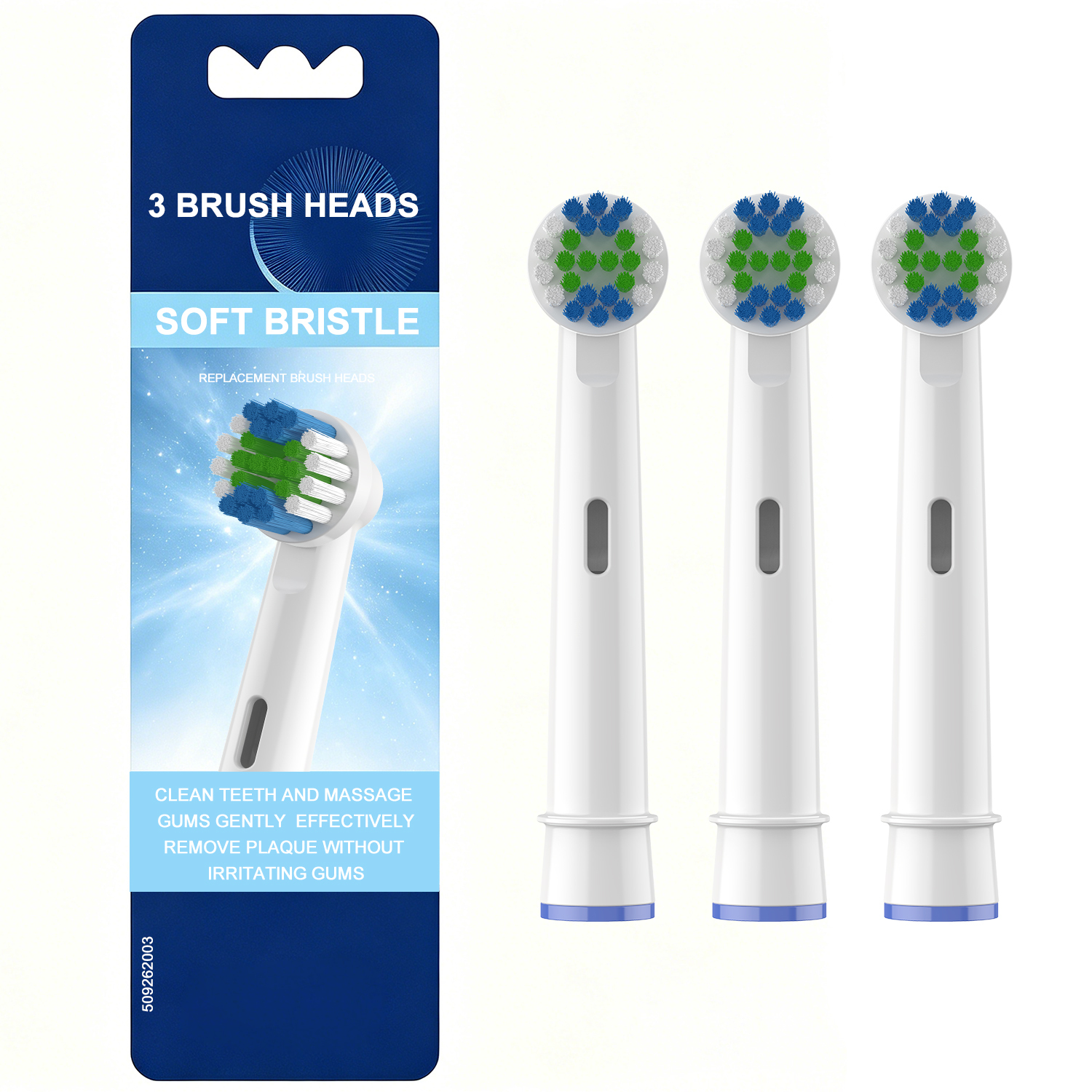 3Pcs Per Pack White
