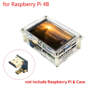 Raspberry Pi 4 Modell B 3,5-Zoll-Touchscreen 480x320 1920x1080 LCD-Display Kompatibel Raspberry Pi 4B/3B/3B Hoch auflösendes LCD