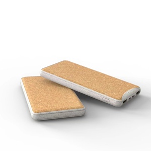 Wheat Straw Biodegradable 10000mAh Power Bank PD22.5W Super Fast Charging Mobile Power Banks Type-C <strong>Input</strong> Dual <strong>USB</strong> Power Bank - Product Image 2