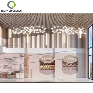 Công nghiệp kim loại khung tóc Salon Gương điều chỉnh góc Beauty gương Salon tủ trưng bày - Product Image 5