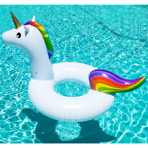 Estate nuova piscina divertente per adulti in PVC unicorno gonfiabile tubo galleggiante per nuoto zattera - Product Image 4