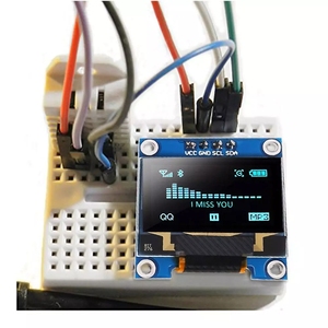Aokin 0.96 "Inch Blue I2C IIC Serial 128x64 OLED LCD LED SSD1306 LCD Screen Module für Arduino für Raspberry Pi Display Screen