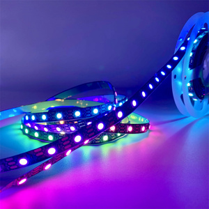 Ws2812b 60 Led Strip Dmx Pixel programmabile Rgbw multicolore Ws2812b 5v indirizzabile singolarmente Pixel Rgb Led Strip