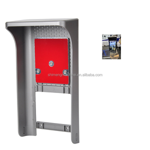 Sistema de control de acceso Máquina Cubierta impermeable Reconocimiento facial Máquina de huellas dactilares Control de acceso para sistema de seguridad al aire libre