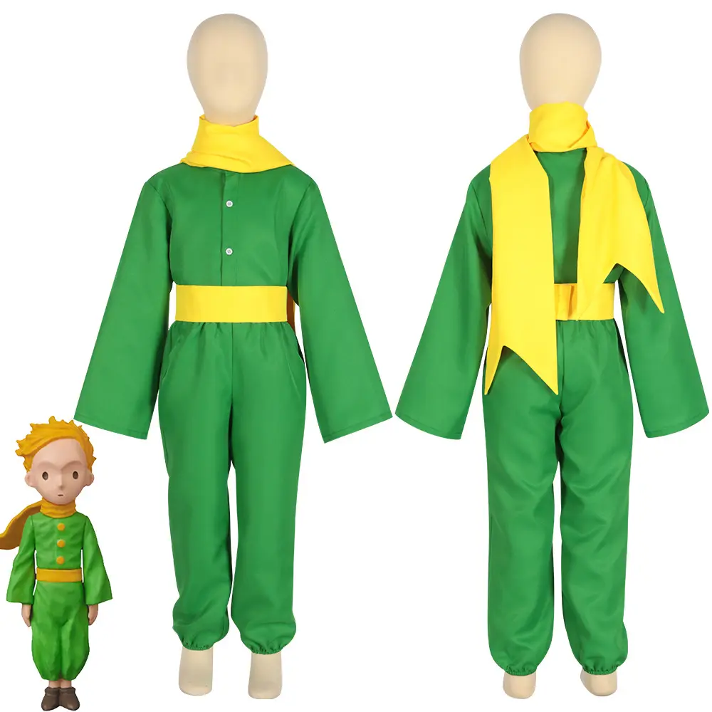 Película Little Prince niños adultos puesta en escena disfraz de dibujos animados de Halloween 2024