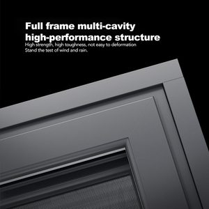 Finestra ribaltabile in alluminio con rivestimento elettrico per profilo nero LOW-E vetro con funzione di inclinazione e rotazione finestra in alluminio - Product Image 5