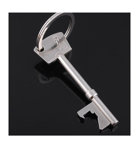 Creative <strong>Key</strong> Shape Beer Bottle Opener Keychain <strong>Key</strong> Ring Gift Keyring for Promotion Gift - Product Image 2