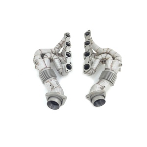 CSZ yarış manifoldu başlıkları ile ısı Wrap için Ferrari F430 4.3L V8 iniş borusu Tuning egzoz sistemi stokta - Product Image 1