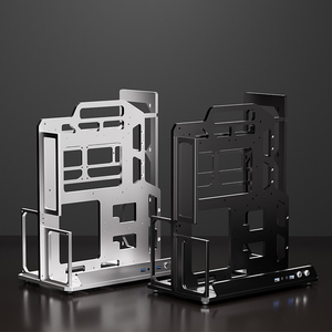 Configuración rápida portátil ATX computadora de escritorio aleación de aluminio caja abierta refrigeración por agua ITX fuente de alimentación Rack PC para profesionales de TI - Product Image 1