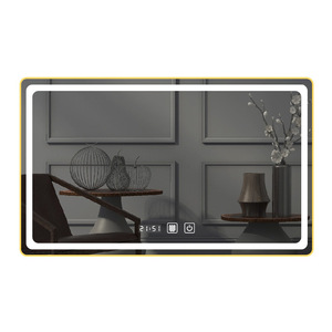 Espejo retroiluminado de pared moderno para baño Oem Odm personalizado de fábrica, espejo Led inteligente rectangular antiniebla Hd - Product Image 1